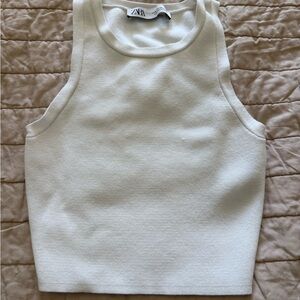 Zara Cream Knit Top
